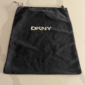 DKNY Black Pouch with Logo